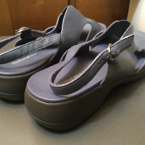 Naturalizer Ladies Shoe Sandal 605NA03 Size 9M Justice Blue Jeans - Picture 4 of 11